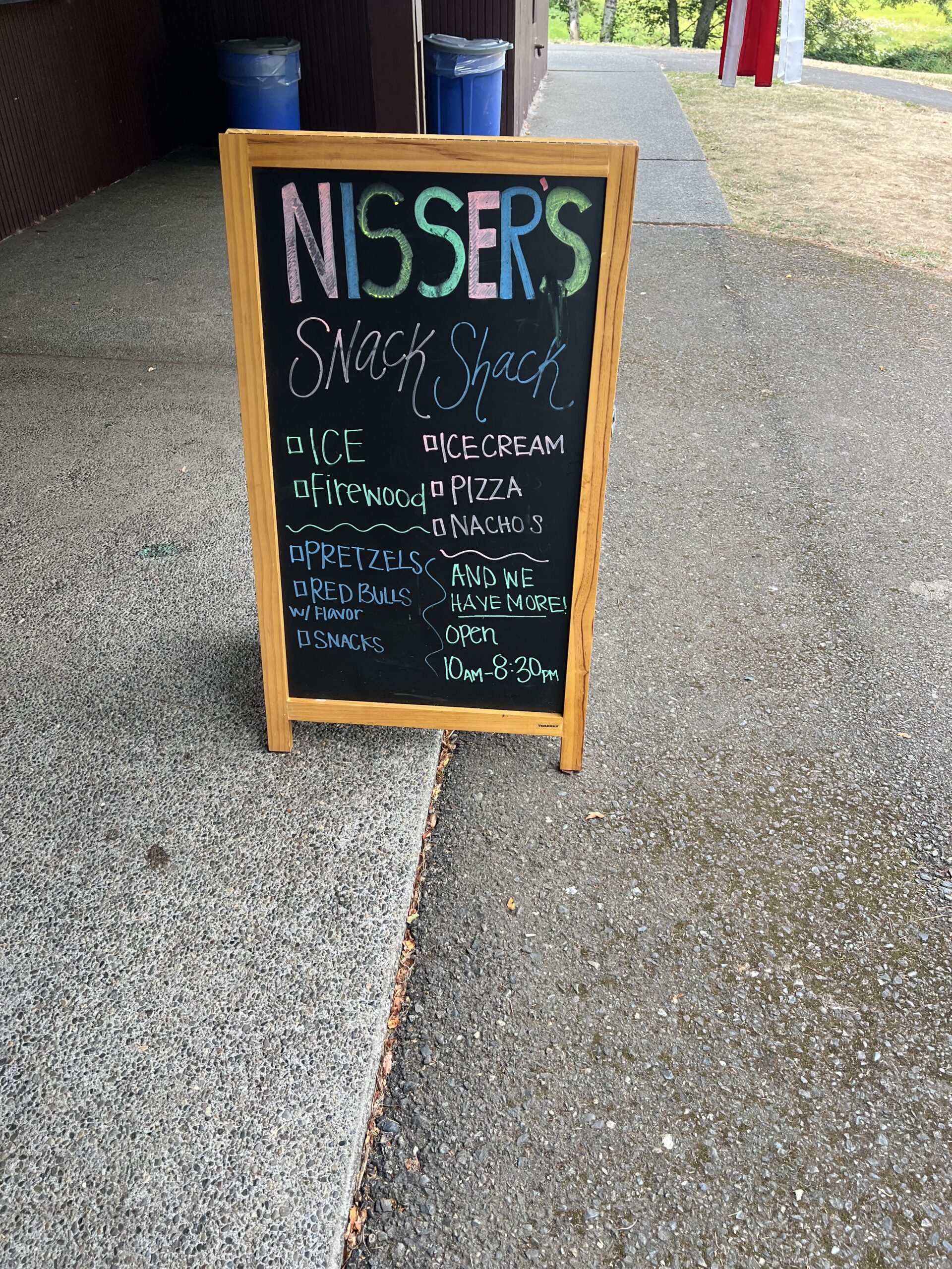 Mossyrock Park snack shack