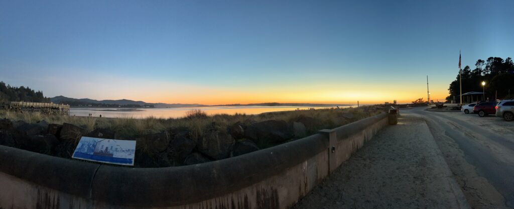 Sunset at the beach